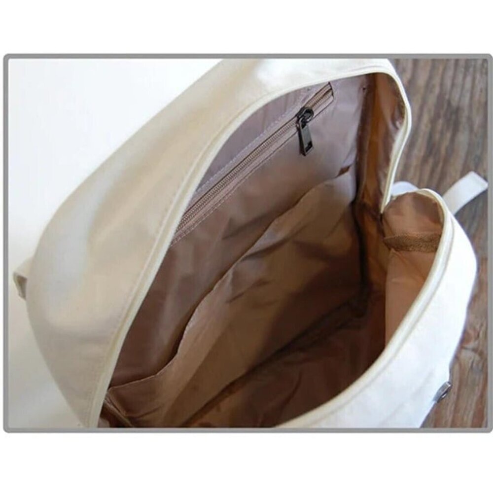 Off-White Spirit Fox Backpack - Pink Sakura Cherry Blossom - Magnetic Closure‎ - Picture 3 of 5